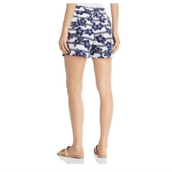 TOMMY BAHAMA Linen Floral Shorts Drawstring Hawaiian Womens Sz Small - Picture 2 of 12